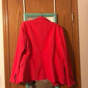 Red express blazer